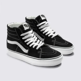 TÊNIS VANS  SK8-HI PLATAFORMA BLACK TRUE WHITE