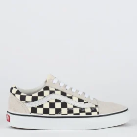 TÊNIS VANS OLD SKOOL CHECKERBOARD WHITE BLACK