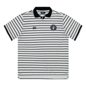 GOLA POLO PLANO C LISTRADA STRIPE DTF BRANCO-PRETO