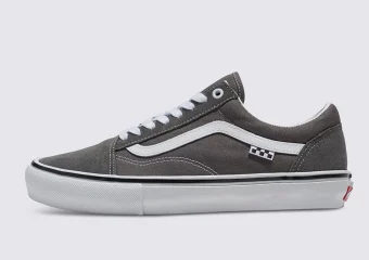 TÊNIS SKATE OLD SKOOL PEWTER WHITE