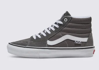 TÊNIS SKATE SK8-HI PEWTER WHITE