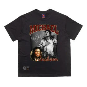 CAMISETA VINTAGE MICHAEL JACKSON  (PRETO)