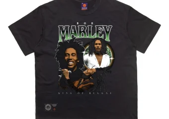 CAMISETA ORANGE VINTAGE BOB MARLEY